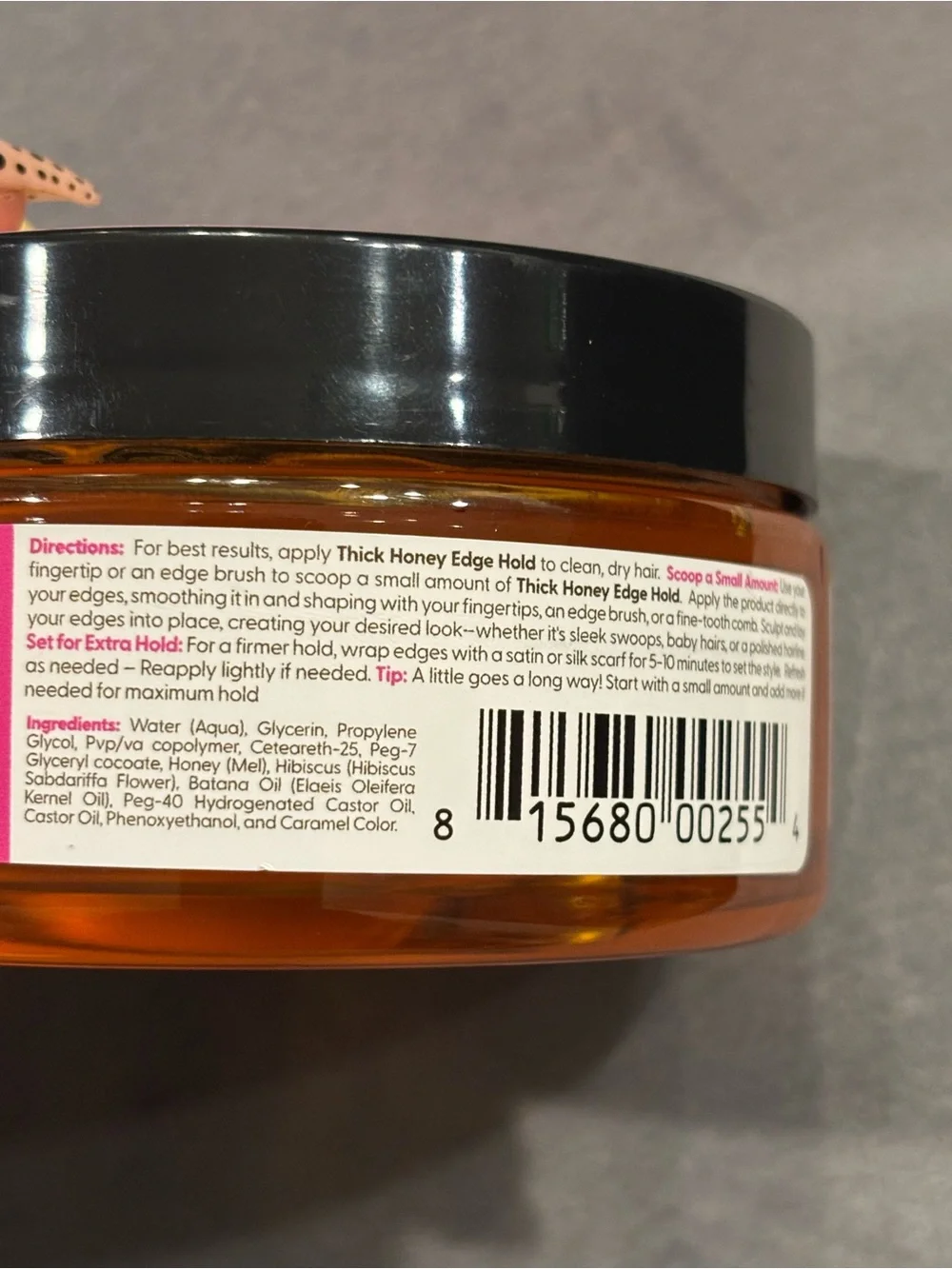 Taliah Love My Natural Hair Thick Honey Edge Hold - Pink Label
